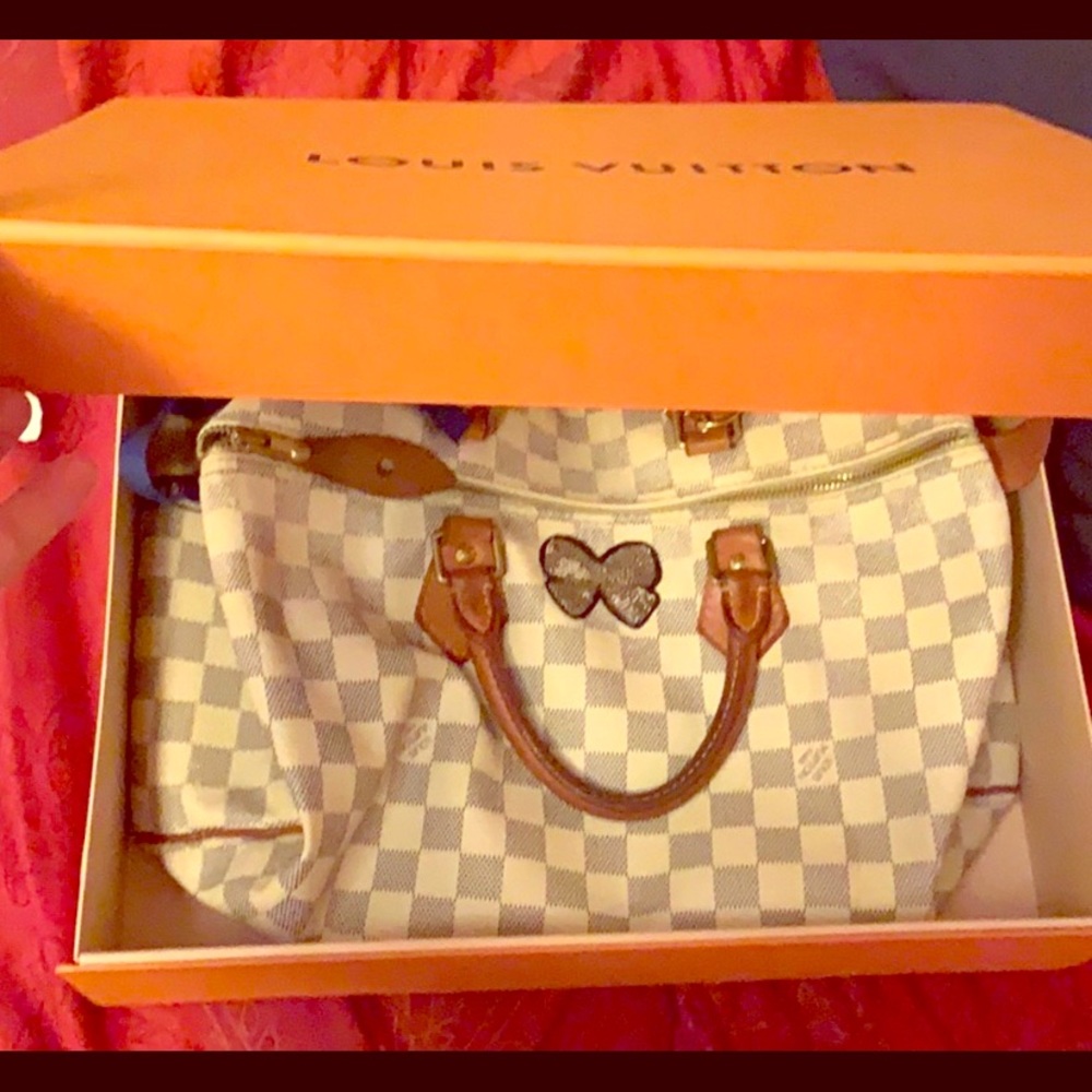 Louisville Vuitton Speedy Damier Azur.